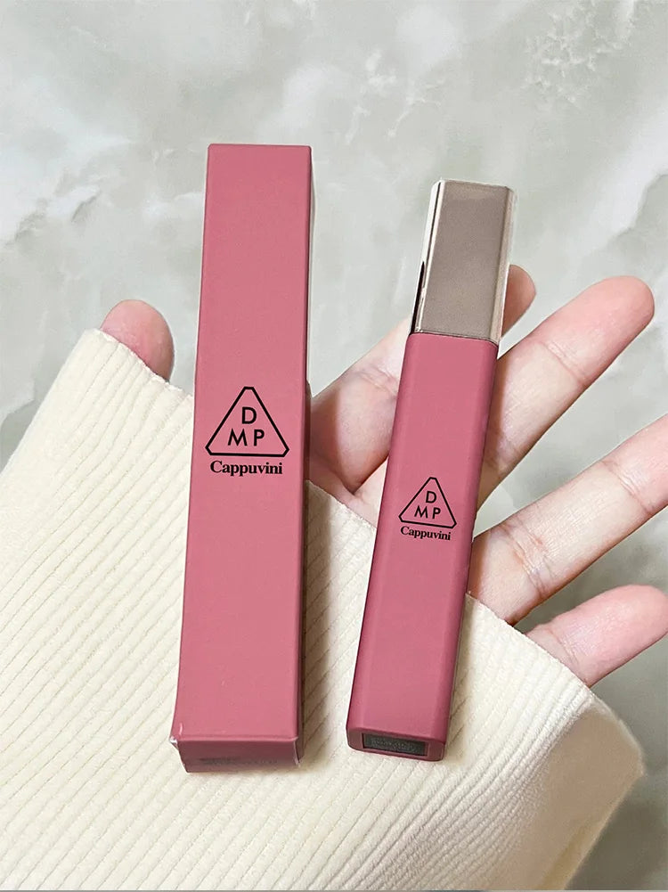 Cappuvini Matte Velvet Lip Glaze Moisturizing Smooth Long-Lasting Lipstick Makeup Lip Gloss