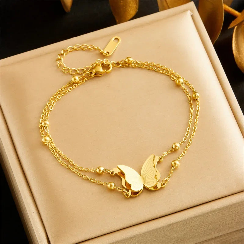 Hot Sale Exaggerate Individuality Metal Smooth Surface Water Drop Bangle for Woman  Adjustable Bracelet Paty Jewelry Daily Wear