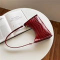 Retro Alligator Pattern Female Small Handbags and Purse Armpit Shoulder Bags High Quality PU Leather Ladies Clutch Totes Bag