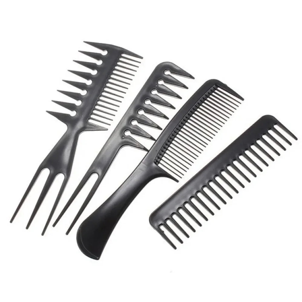 10PCS Professional Comb Multifunctional Comb Anti-static Hair Care and Hairdressing Tool Set Styling Salon Tool Accessories