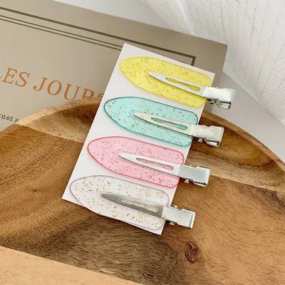 3pcs Seamless Hair Clip Candy Color Hairpin Styling Barrette Makeup Tools Headband Clips Fashion Hair Accessories for Women