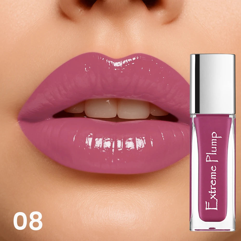 Water-Glow Mirror Lip Gloss, Long Lasting Moisturizing Hydrating Lip Makeup, Waterproof Sweat-Proof Gloss Gift for Women