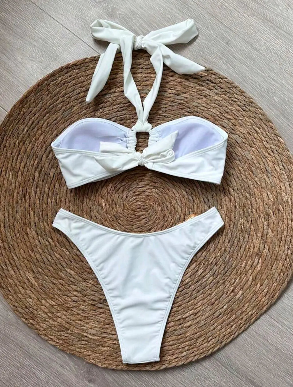 New Sexy White Bikinis Women's Swimwear Female Swimsuit For Swim Wear Bathing Suits Brazilian Bikini Set Beachwear Pool Bather