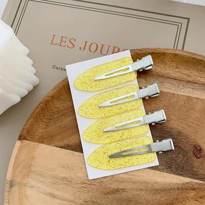 3pcs Seamless Hair Clip Candy Color Hairpin Styling Barrette Makeup Tools Headband Clips Fashion Hair Accessories for Women