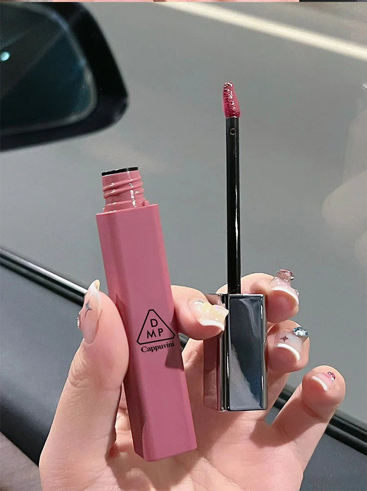 Cappuvini Matte Velvet Lip Glaze Moisturizing Smooth Long-Lasting Lipstick Makeup Lip Gloss
