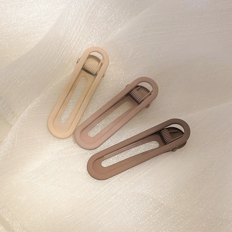 3pcs Seamless Hair Clip Candy Color Hairpin Styling Barrette Makeup Tools Headband Clips Fashion Hair Accessories for Women