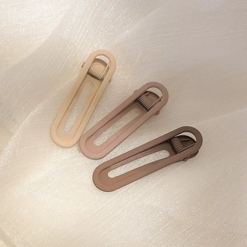 3pcs Seamless Hair Clip Candy Color Hairpin Styling Barrette Makeup Tools Headband Clips Fashion Hair Accessories for Women