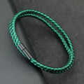 New Minimalist Keel Rope Bracelet For Men Bilayer Wrap Braslet Bangle Homme Nautical Braclet Gifts For Him Pulseria Joias