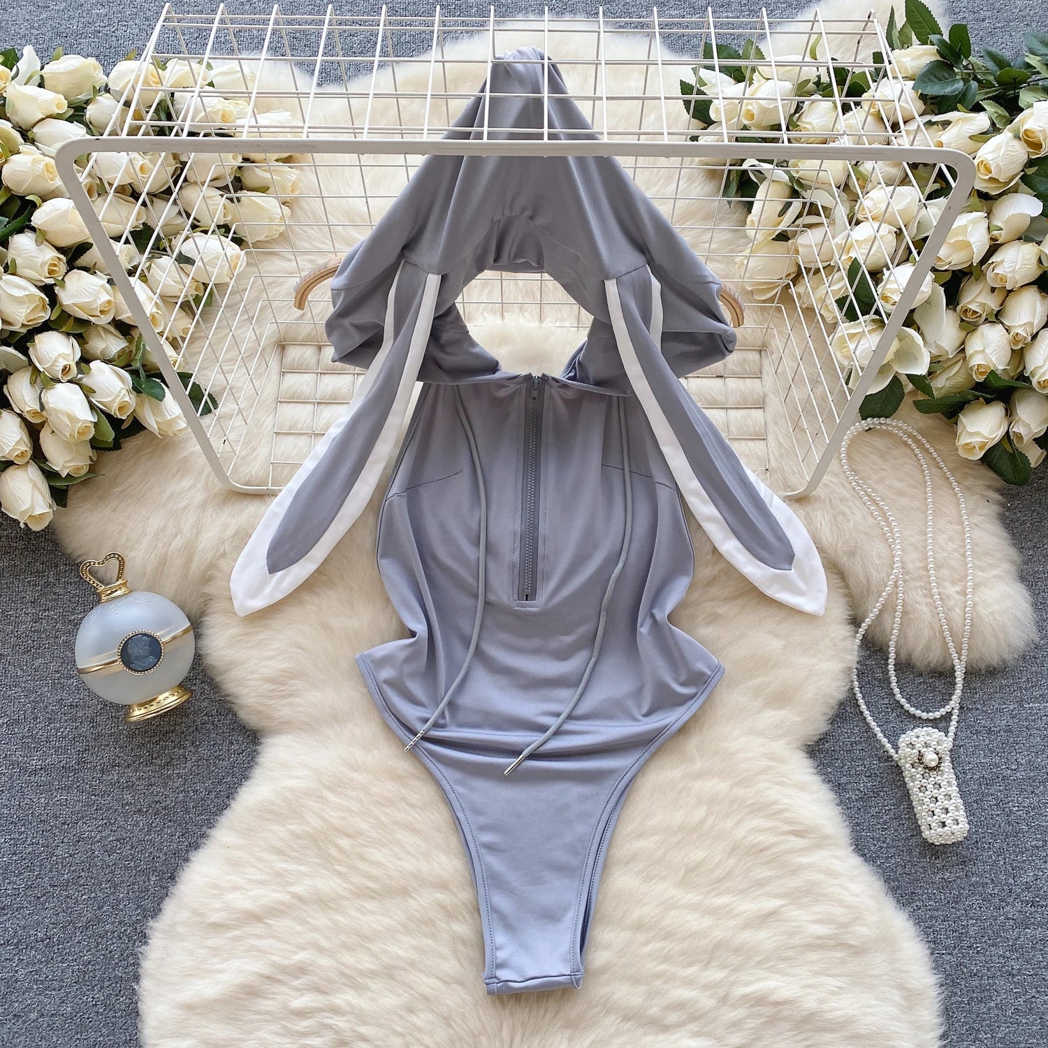 Sexy Women Night Dress Sleeveless Backless Porno Pajamas Floral Lace Erotic Nightwears+Thongs Satin Short Transparent Dresses