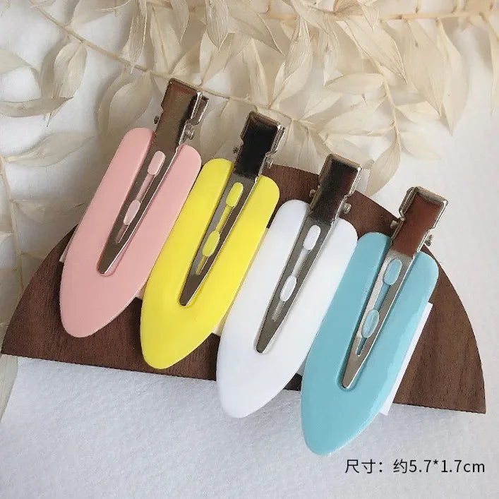 3pcs Seamless Hair Clip Candy Color Hairpin Styling Barrette Makeup Tools Headband Clips Fashion Hair Accessories for Women