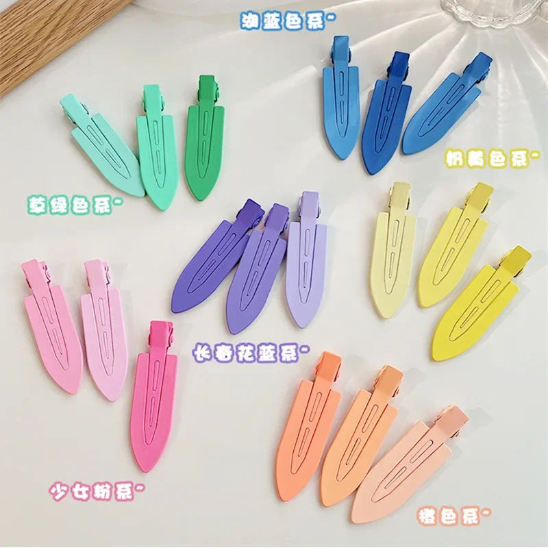 3pcs Seamless Hair Clip Candy Color Hairpin Styling Barrette Makeup Tools Headband Clips Fashion Hair Accessories for Women