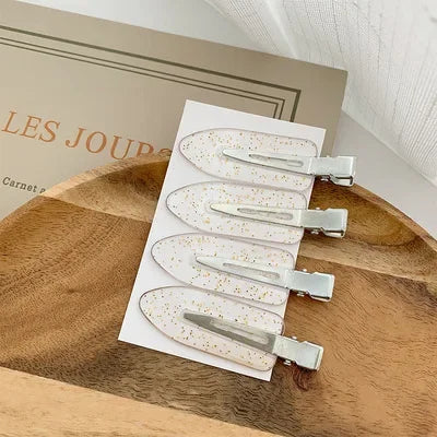3pcs Seamless Hair Clip Candy Color Hairpin Styling Barrette Makeup Tools Headband Clips Fashion Hair Accessories for Women